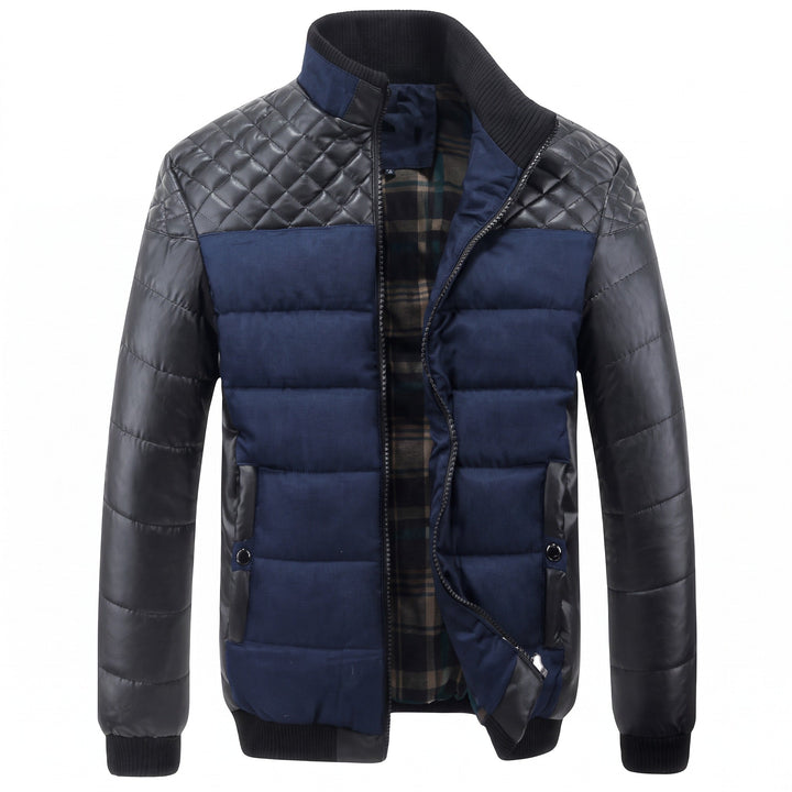Raskeldorn Leather-Sleeve Padded Jacket product image 1