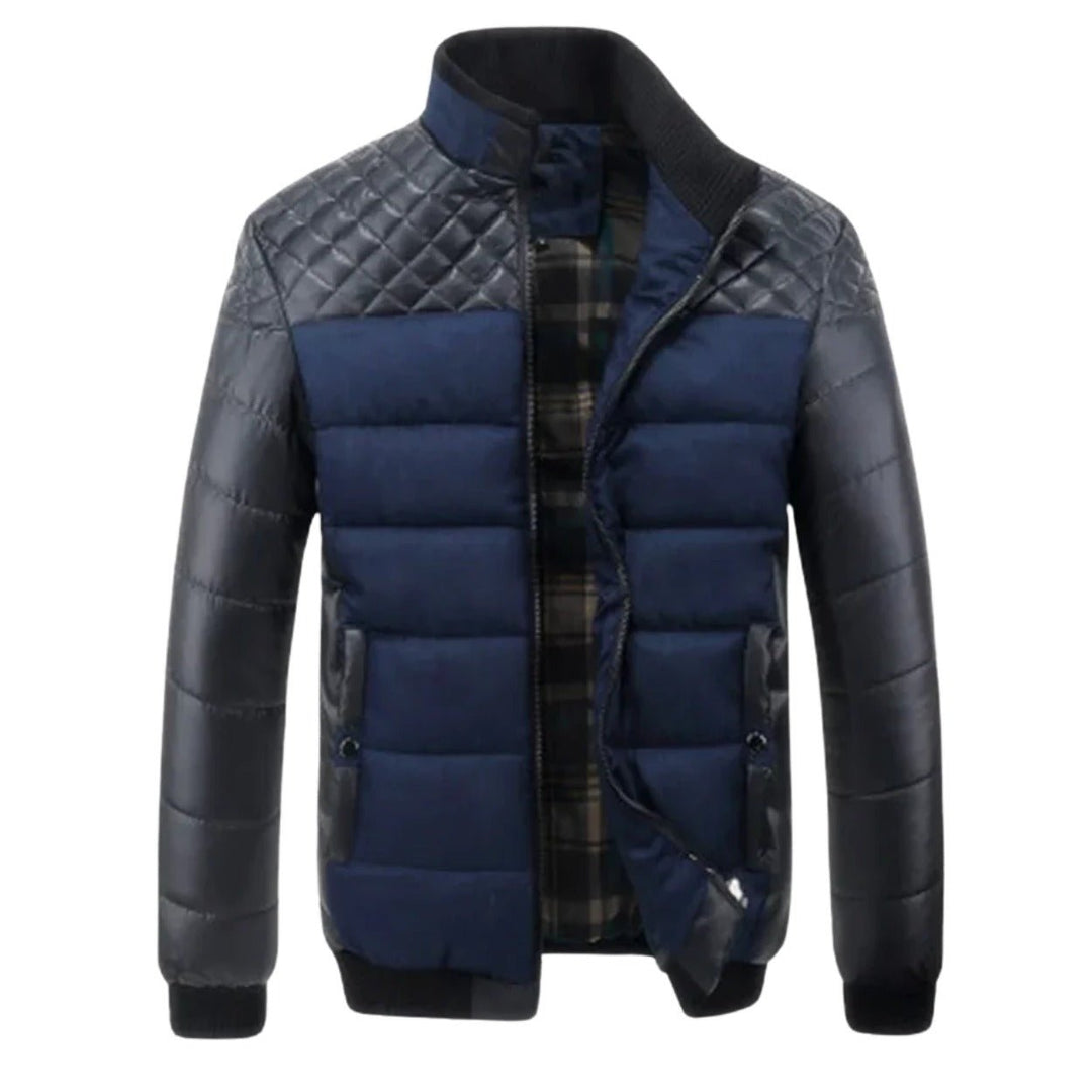 Raskeldorn Leather-Sleeve Padded Jacket product image 2