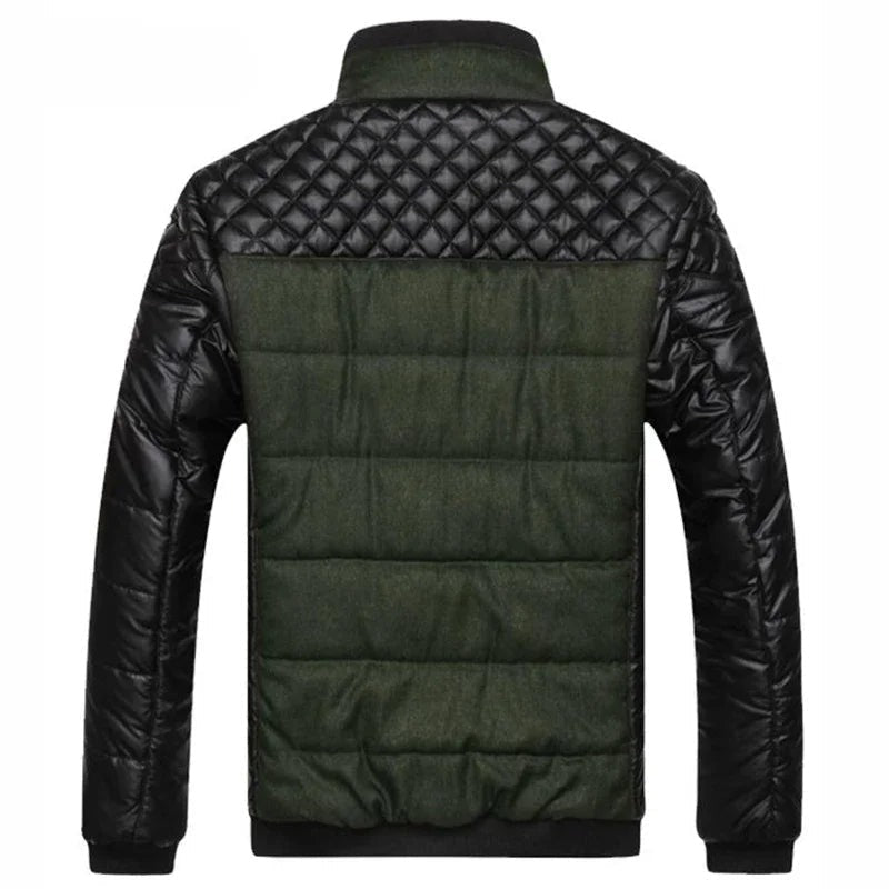 Raskeldorn Leather-Sleeve Padded Jacket product image 3