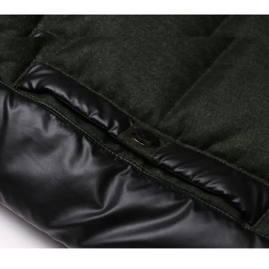 Raskeldorn Leather-Sleeve Padded Jacket product image 4