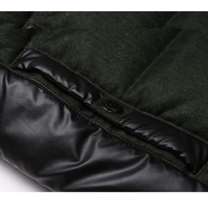 Raskeldorn Leather-Sleeve Padded Jacket product image 4