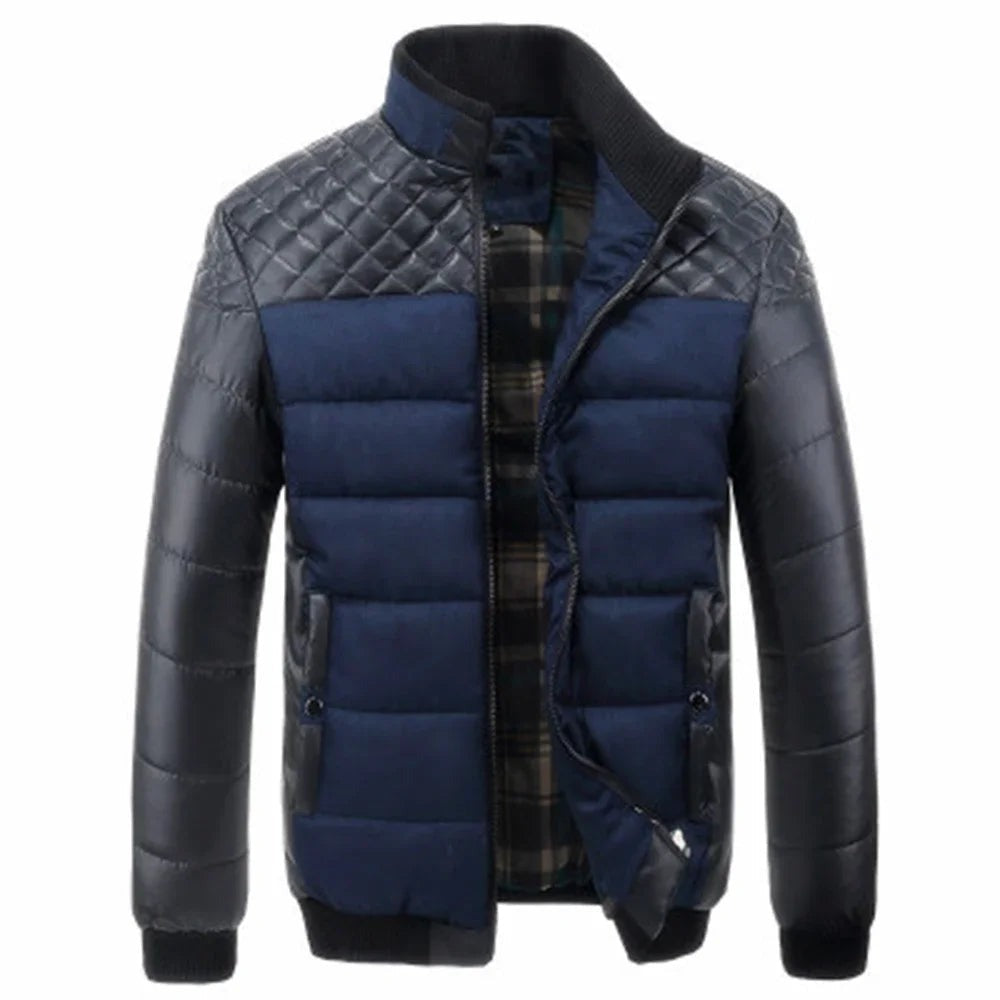 Raskeldorn Leather-Sleeve Padded Jacket product image 9