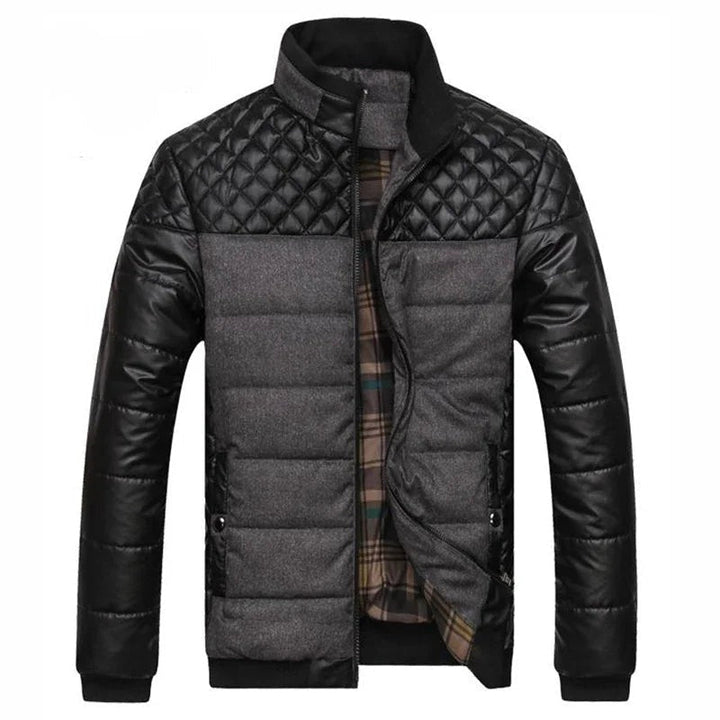 Raskeldorn Leather-Sleeve Padded Jacket product image 11