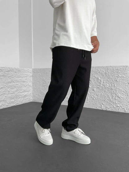 Ravel Heavyweight Vertical Rib Wide Leg Pants Product Image 05