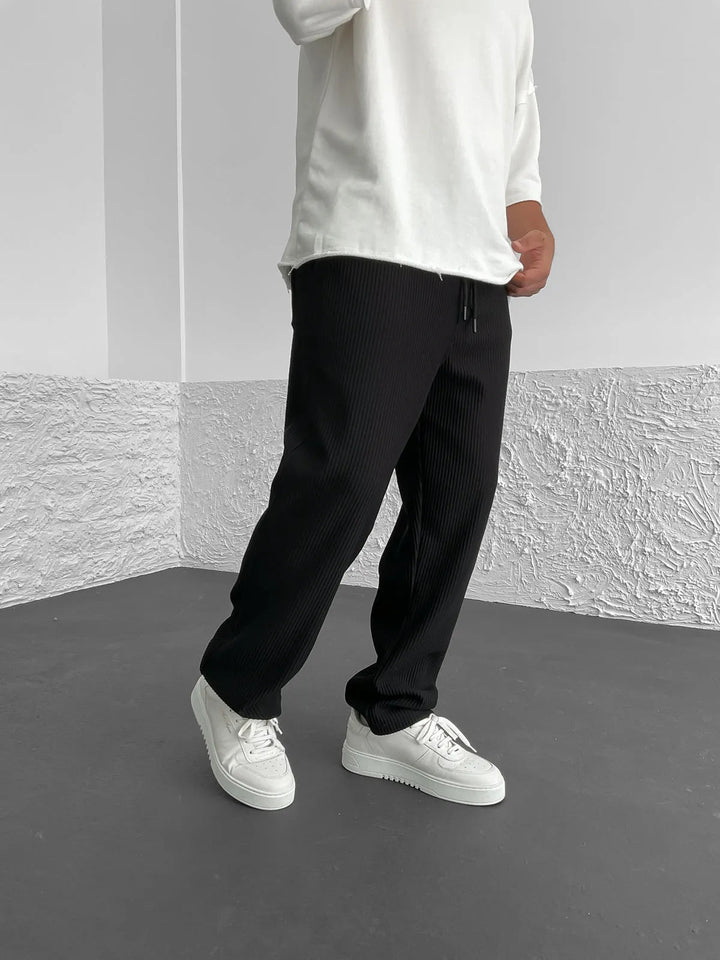 Ravel Heavyweight Vertical Rib Wide Leg Pants Product Image 05