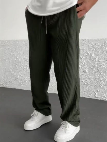 Ravel Heavyweight Vertical Rib Wide Leg Pants Product Image 12