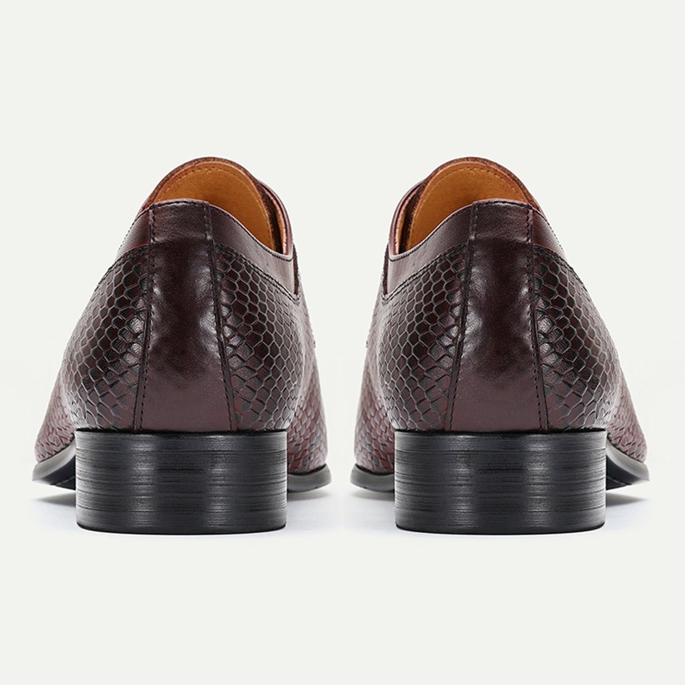 RAYMOND LEATHER DERBY SHOES (7 ) - | Zavonix