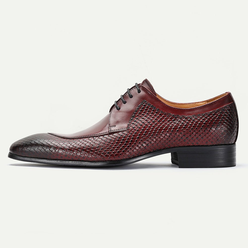 RAYMOND LEATHER DERBY SHOES (7 ) - | Zavonix