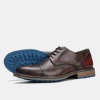 Rustic Baron Derby Oxford Shoes (Brown 7) - | Zavonix