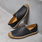 Rellan — Handmade Genuine Leather Loafers with Cushioned Comfort (White 6) - | Zavonix