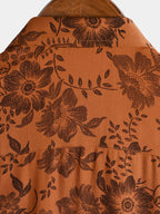 Remora — Men's Retro Floral Viscose Summer Shirt with Breathable Fit (S ) - short | Zavonix