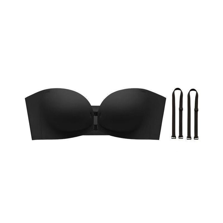 Removable Strap Gathered Cup Bra Product Image 01