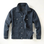 Remsen — Tailored Denim Jacket with Modern Fit and Durable Stitching (Brown S) - | Zavonix