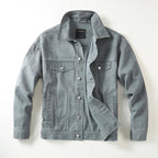 Remsen — Tailored Denim Jacket with Modern Fit and Durable Stitching (Brown S) - | Zavonix