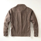 Remsen — Tailored Denim Jacket with Modern Fit and Durable Stitching (Brown S) - | Zavonix
