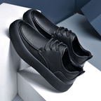 Rendel Leather Sneakers (Black US 6 / EU 36) - | Zavonix