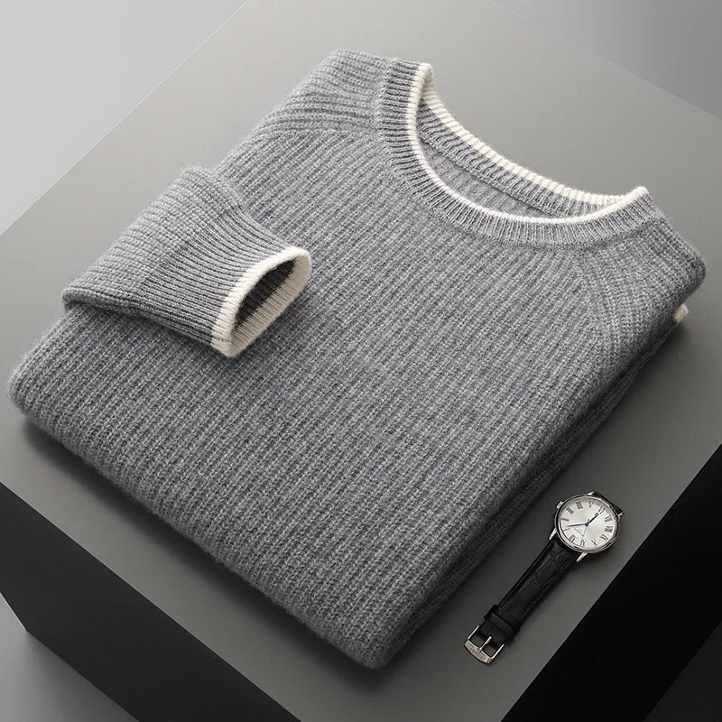 Renloa — Merino Wool Sweater for Warmth and Comfort (Black S) - | Zavonix