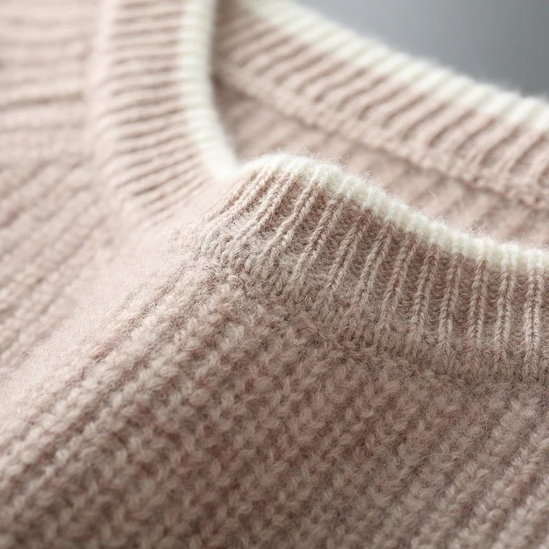 Renloa — Merino Wool Sweater for Warmth and Comfort (Beige S) - | Zavonix