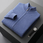 Renvo — Cashmere Merino Wool Sweater for Cold Weather Comfort (Black S) - | Zavonix