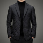 Renza 1955 Blazer — Weather - Resistant Nanosilk Jacket with Classic Fit (Black XS) - | Zavonix