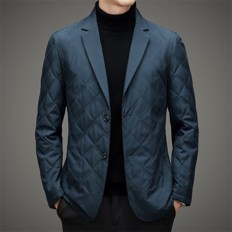 Renza 1955 Blazer — Weather - Resistant Nanosilk Jacket with Classic Fit (Black XS) - | Zavonix