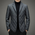 Renza 1955 Blazer — Weather - Resistant Nanosilk Jacket with Classic Fit (Gray XS) - | Zavonix