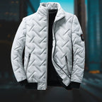 Renzoy Men's Puffer Jacket | Classic Winter Coat for Warmth and Style (Gray XS) - Puffer Jackets | Zavonix