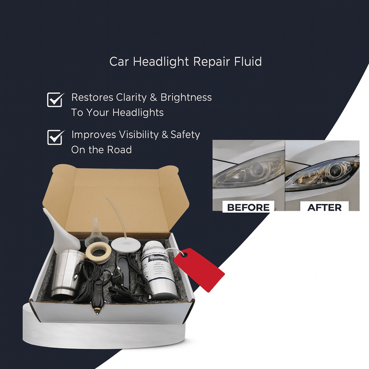 Restore your headlights with our advanced clarity booster in the blink of an eye