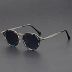 "Retro Round" Sunglasses (Blue ) - | Zavonix