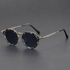 "Retro Round" Sunglasses (Blue ) - | Zavonix