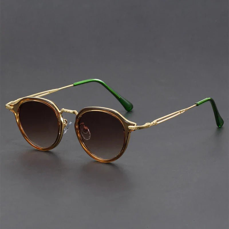 "Retro Round" Sunglasses (Blue ) - | Zavonix