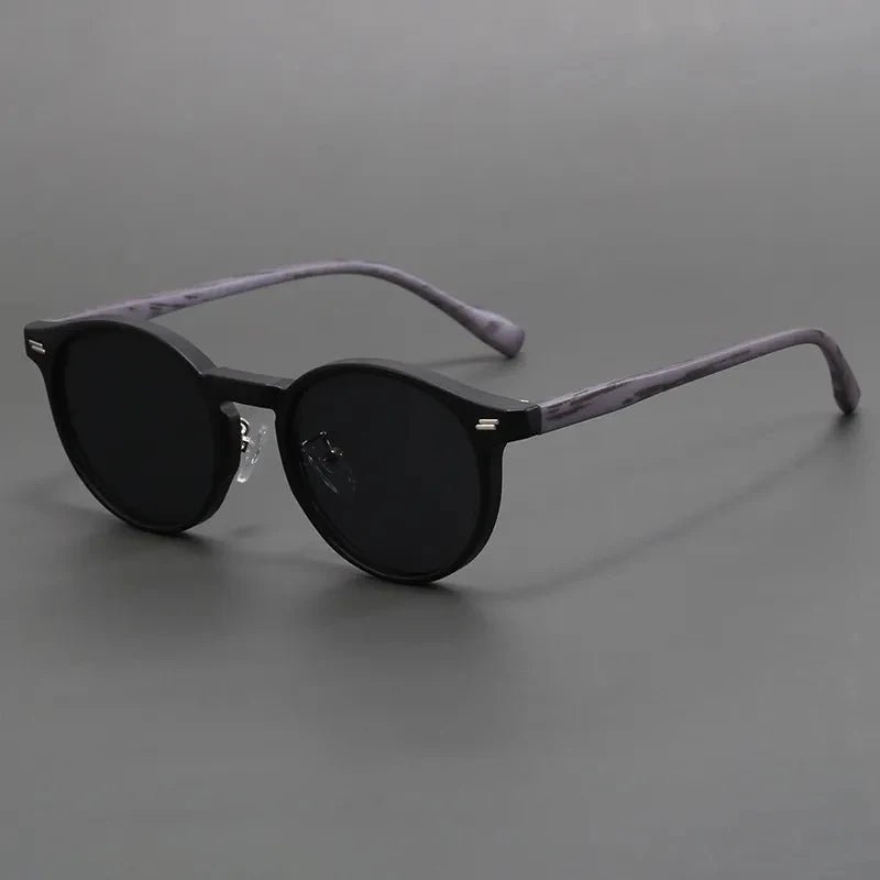 Retro Sunglasses "Santino" (Black ) - Sunglasses | Zavonix