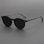 Retro Sunglasses "Santino" (Grey ) - Sunglasses | Zavonix