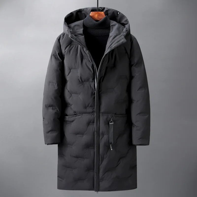 Revan Coat — Insulated Weatherproof Winter Jacket for Cold Weather (Khaki S) - | Zavonix