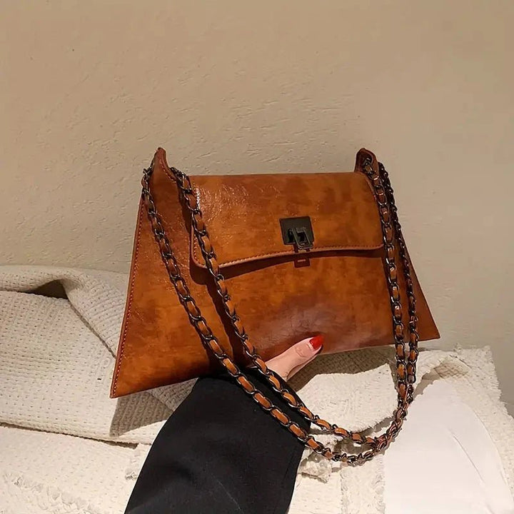 The Regal™ Leather Satchel - by (Black ) - | Zavonix