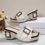 Regalia Sandals (White US 5 / EU 36) - | Zavonix