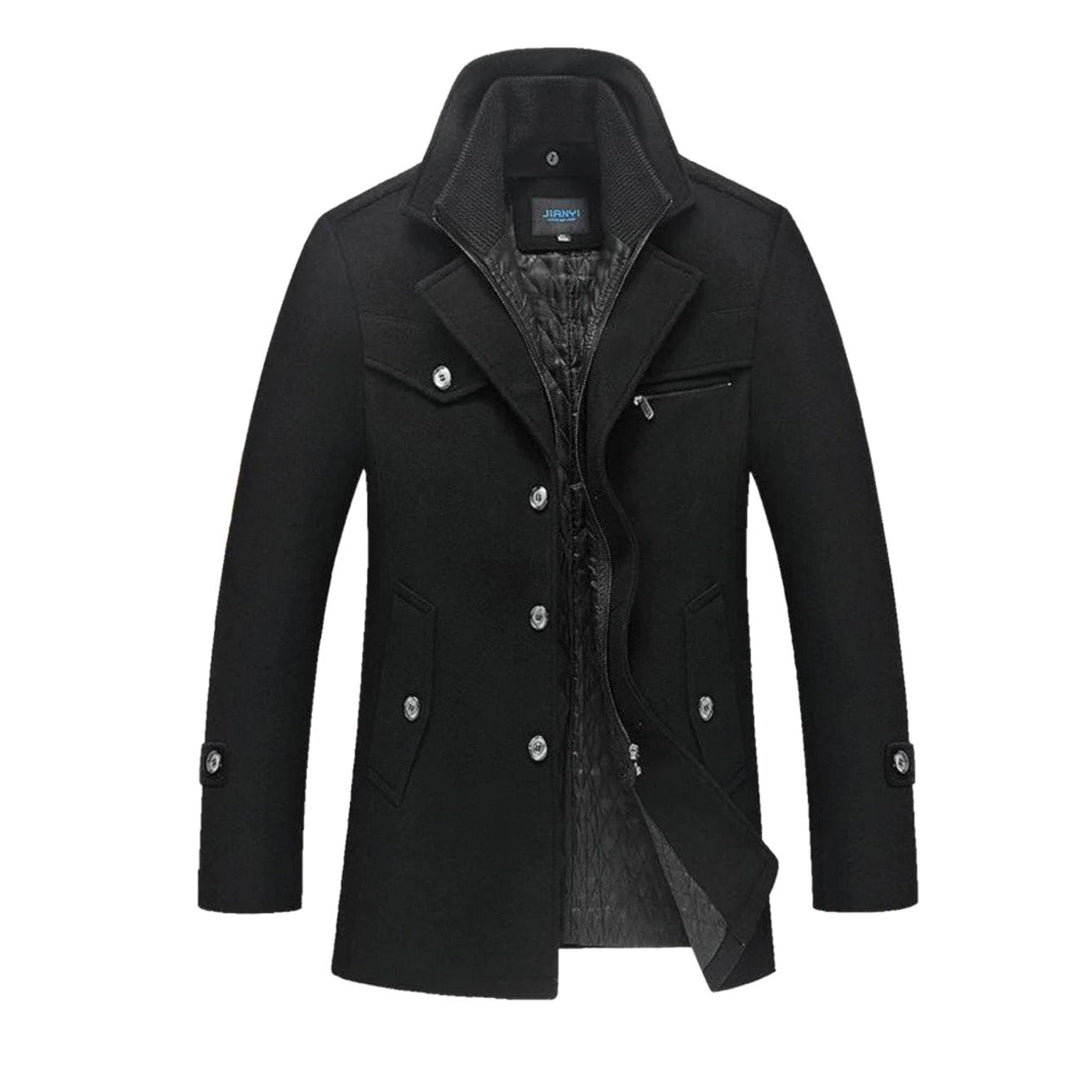 Rhelvaskar Layered-Collar Coat product image 2
