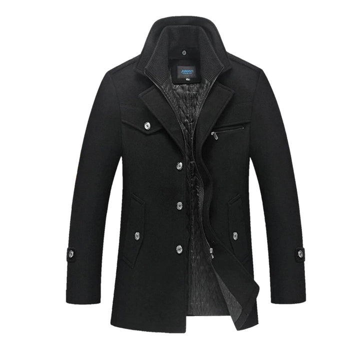 Rhelvaskar Layered-Collar Coat product image 2