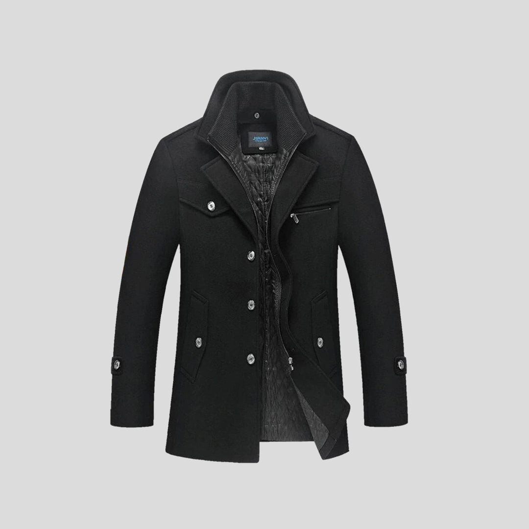 Rhelvaskar Layered-Collar Coat product image 6