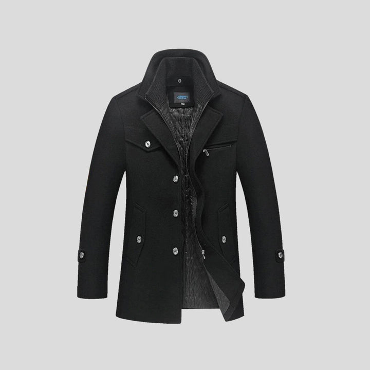 Rhelvaskar Layered-Collar Coat product image 6