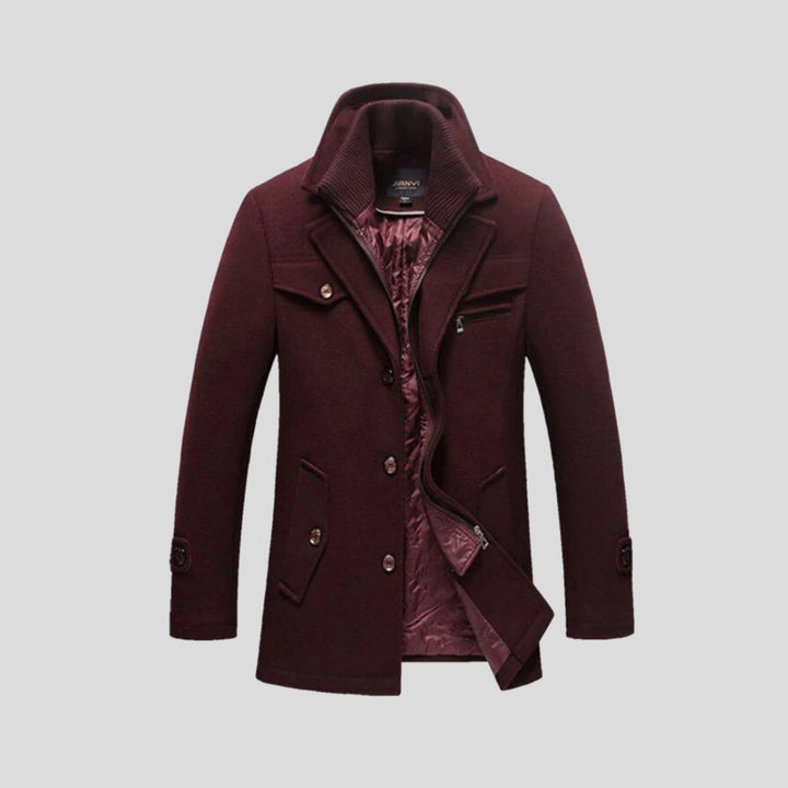Rhelvaskar Layered-Collar Coat product image 9