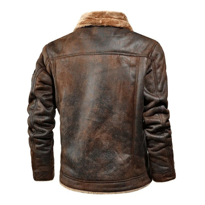 Rhenzavolt Fleece-Lined Suede Jacket product image 3