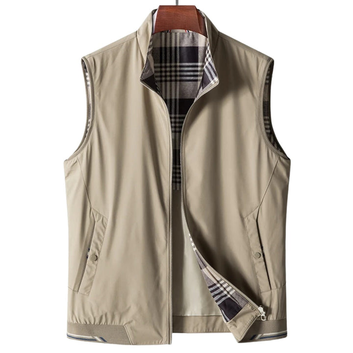 Rhoquasten Check-Lined Zip Vest product image 2