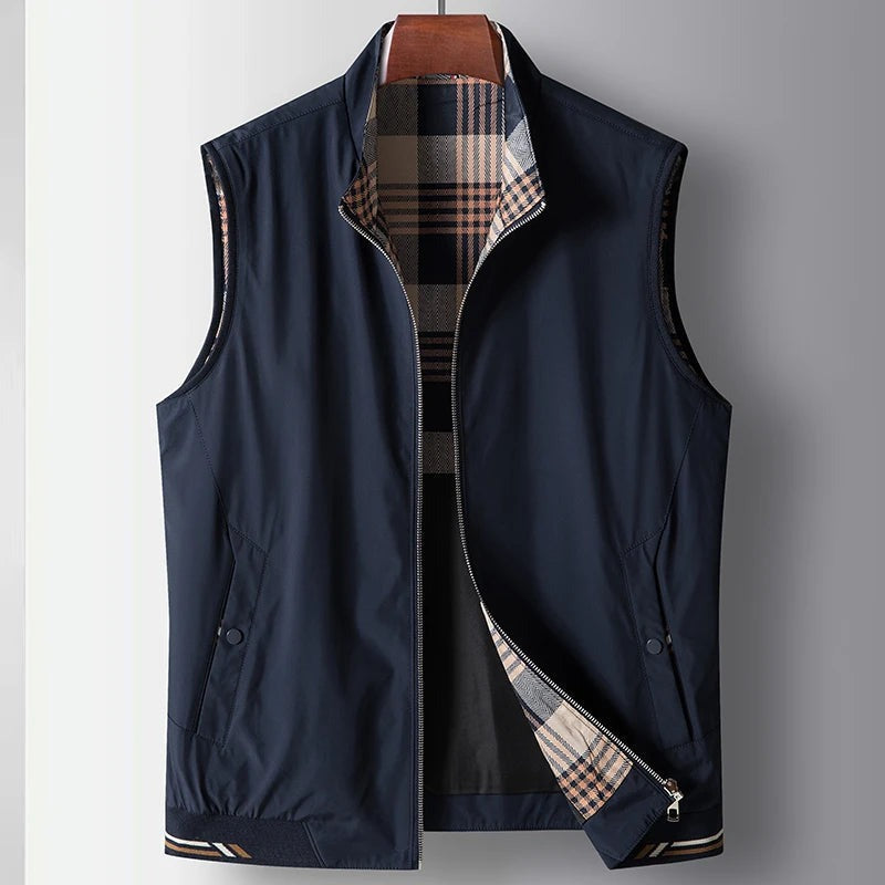 Rhoquasten Check-Lined Zip Vest product image 3