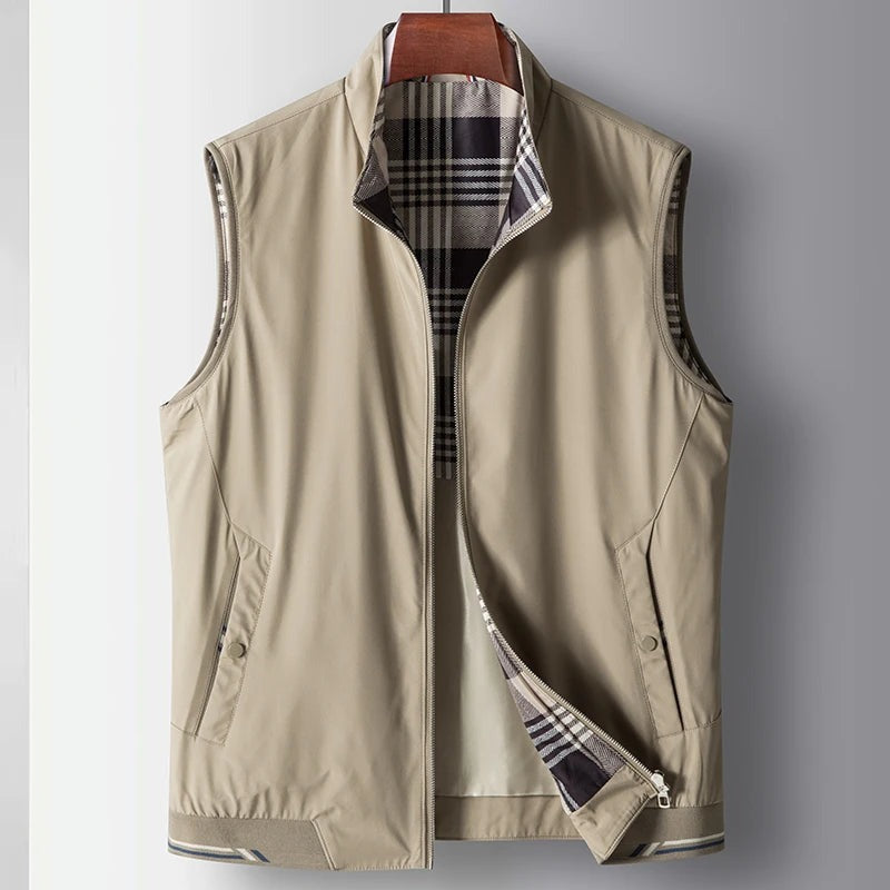 Rhoquasten Check-Lined Zip Vest product image 4