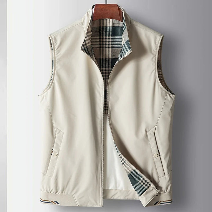 Rhoquasten Check-Lined Zip Vest product image 5