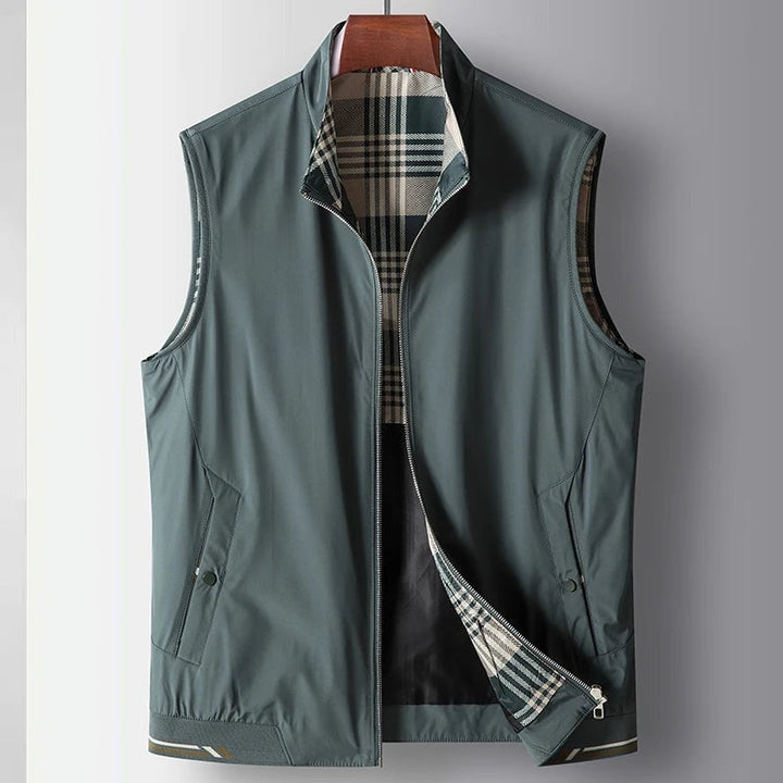 Rhoquasten Check-Lined Zip Vest product image 6