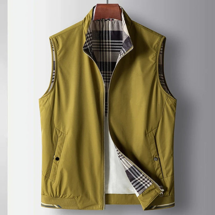 Rhoquasten Check-Lined Zip Vest product image 7