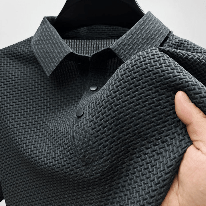 Riven Textured Polo Shirt product image 1