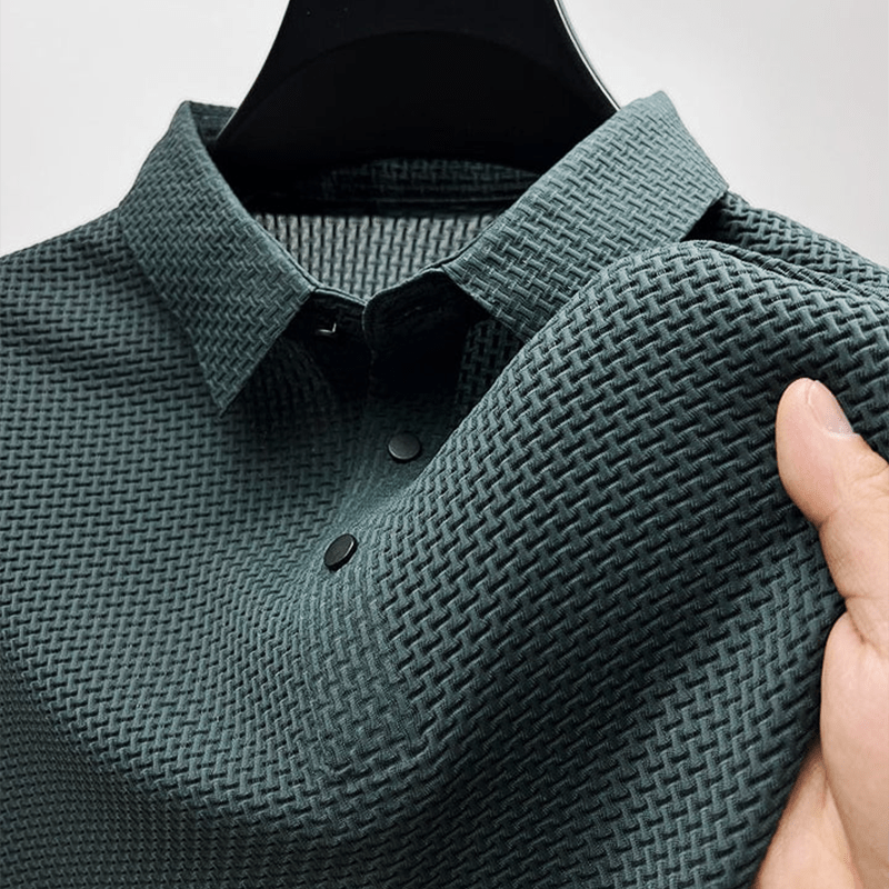 Riven Textured Polo Shirt product image 2
